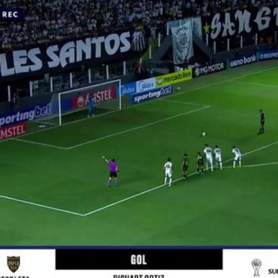 Santos sofre empate de pênalti na CONMEBOL Sudamericana