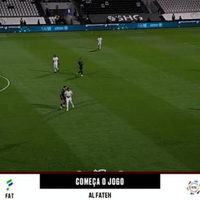 Al Shabab e Al Fateh ficam no 0 a 0 no início da partida