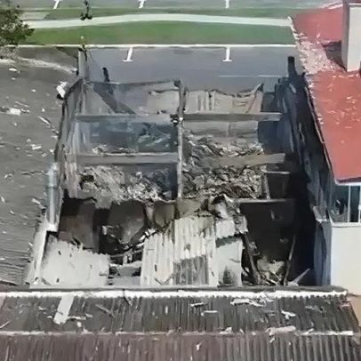 Vídeo mostra destruição após queda de avião em restaurante no Rio Grande do Sul