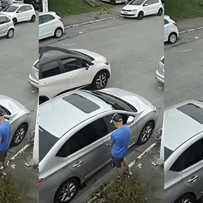 Homem furtou carro em plena luz do dia na Zona Leste de SP