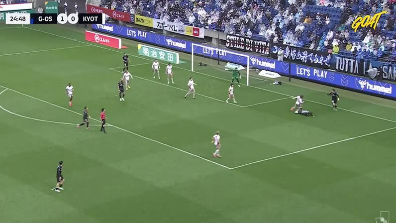 Gamba Osaka vence Kyoto Sanga por 1 a 0 com defesa do goleiro Gakuji Ota