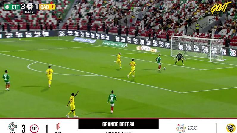 Al Ettifaq - Al Qadisiya 3 - 2 | DEFESA DO GOLEIRO - Koen Casteels