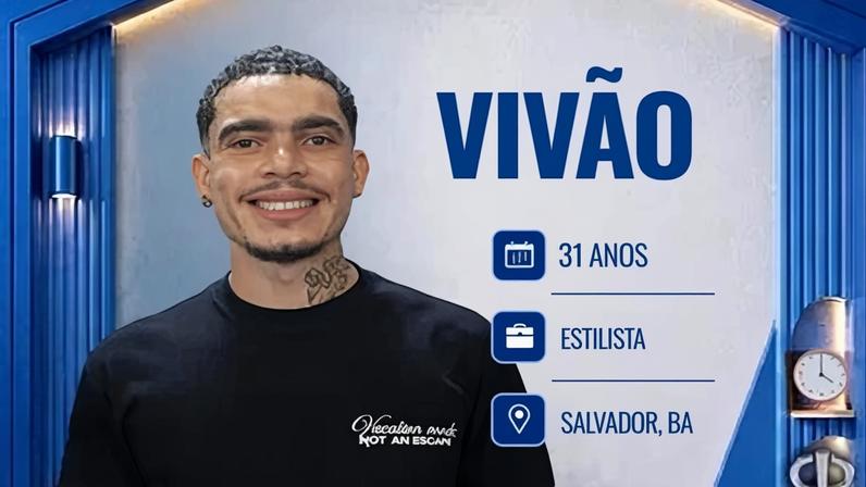 Vivão, participante da "Casa do Patrão"