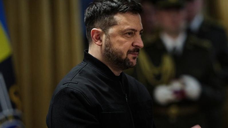 O presidente da Ucrânia, Volodymyr Zelensky