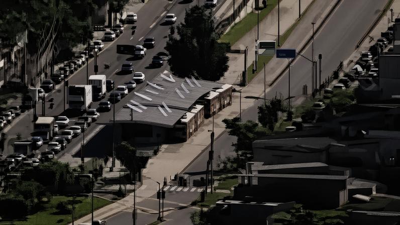 Mulher foi baleada na estação do BRT Minha Praia