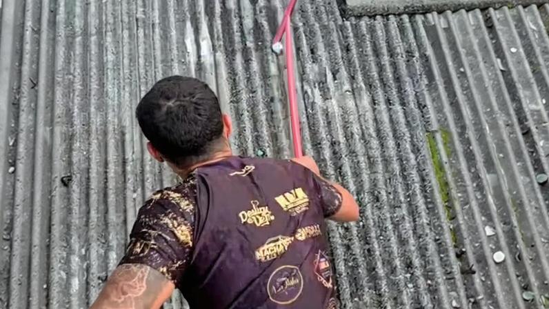 Alvo da operação pegou de volta produto no telhado