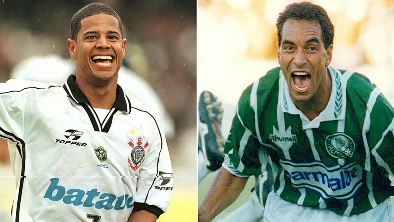 Marcelinho Carioca e Edmundo duelaram na final do Brasileirão em 1994