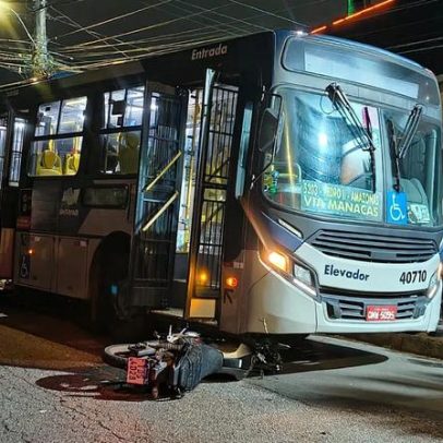 Motociclista morre após ser arrastado por ônibus em Belo Horizonte