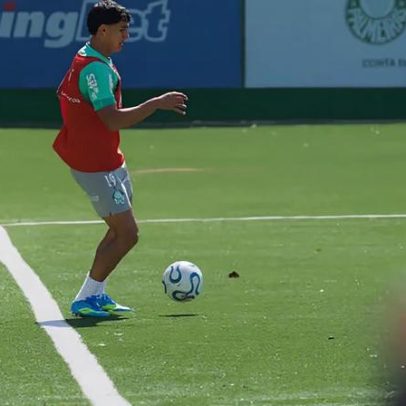 Palmeiras encerra preparação para Sporting Cristal em aniversário de Felipe Anderson