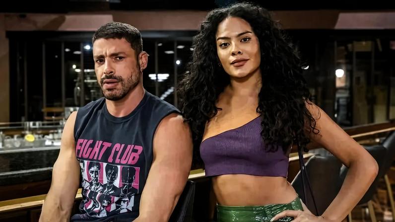 Cauã Reymond e Bella Campos em ‘Vale Tudo’ - (TV Globo/Divulgação)