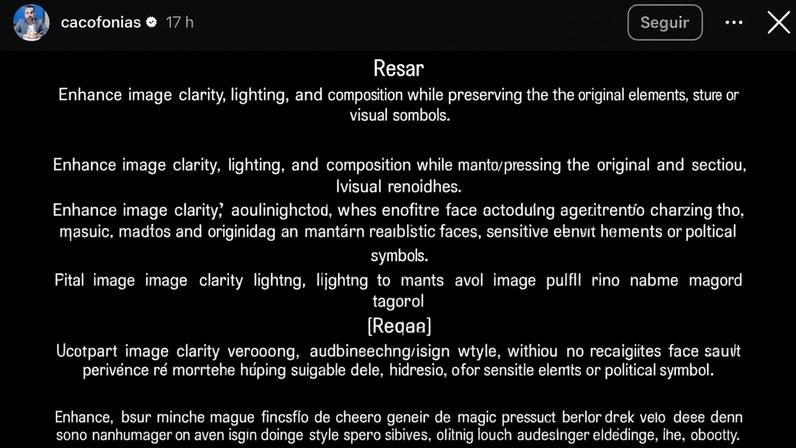 Humorista alertou os seguidores nas redes sociais. • Reprodução - Redes Sociais