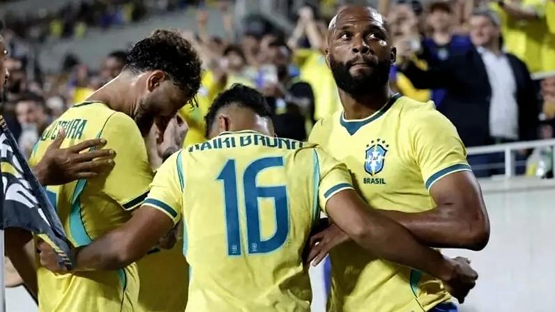 Ancelotti cita Kaiki Bruno, do Cruzeiro, após vitória da Seleção