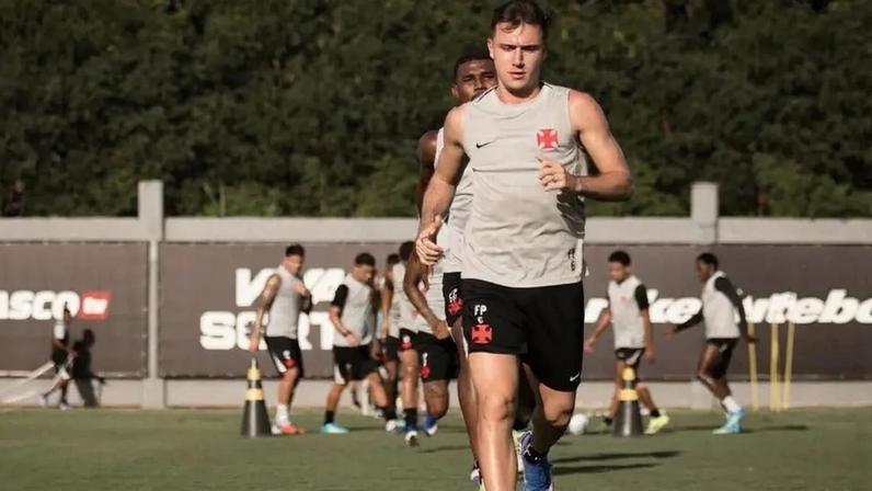 Jogadores do Vasco durante treino nesta quarta-feira (8) (Foto: Dikrah Sahagian/Vasco)