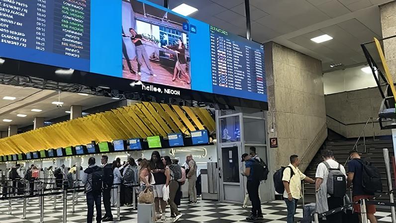 O Aeroporto de Congonhas operou até a madrugada para minimizar impactos causados pela falha elétrica.