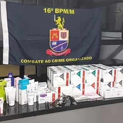 Dupla é presa por roubo de canetas emagrecedoras avaliadas em 160 mil