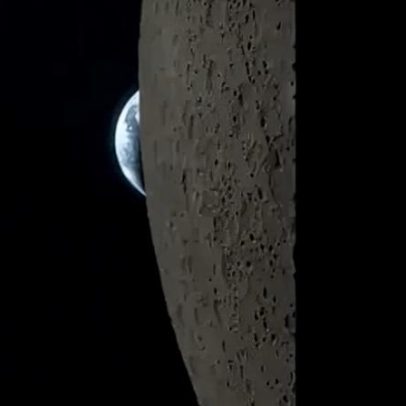 Astronauta revela vídeo gravado com celular durante viagem à Lua