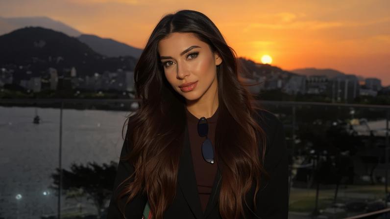 A modelo Ana Luiza Mateus, de 29 anos (Redes sociais/Reprodução)