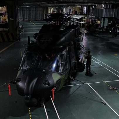 Detalhes que impressionam no porta-helicópteros francês visitado por VEJA