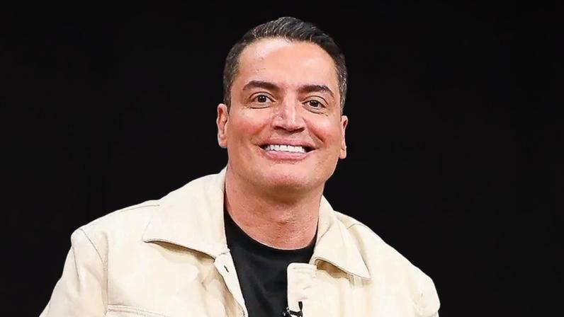 Léo Dias em programa de TV