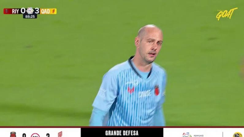 Al Riyadh - Al Qadisiya 0 - 4 | DEFESA DO GOLEIRO - Milan Borjan