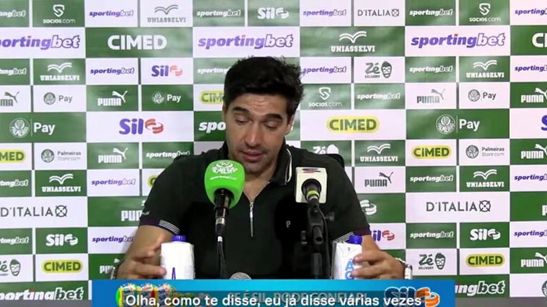Abel diz sentir falta de Paulinho e Vitor Roque e critica calendário