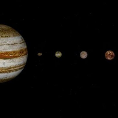 Cientistas explicam por que Júpiter tem mais luas gigantes que Saturno