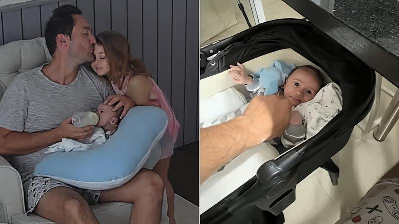 Edu Ribeiro encanta internautas em momento com os filhos: riqueza da vida