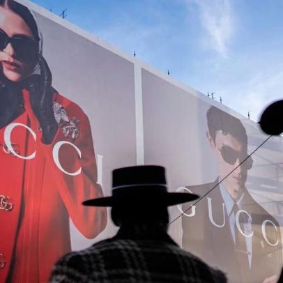 Vendas da Gucci caem 8% no 1º trimestre por impacto da guerra
