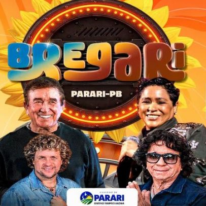 Parari inaugura o 1º Bregari com grandes nomes da música brega