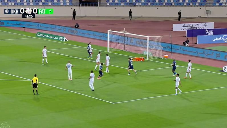 Al Okhdood – Al Fateh 1 - 0 | GOL – Abdulaziz Saleh Al Hatila