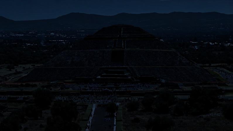 pirâmides de Teotihuacán, no México