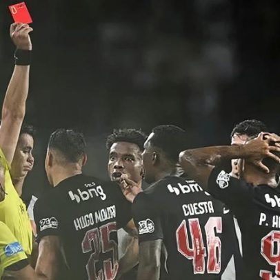 Vasco perde para Audax Italiano após arbitragem polêmica e dois expulsos