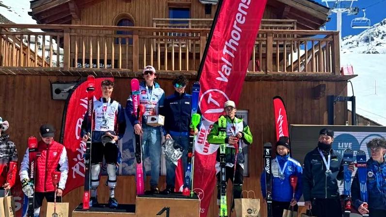 Leopoldo Pignaton Fagnani vence Campeonato Francês de Slalom Sub-16 de Esqui Alpino