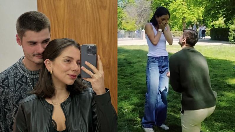 João Assunção ficou noivo da namorada, Giovanna Vieira