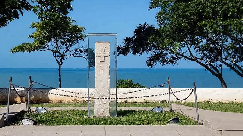 Marco do descobrimento do Brasil, no Centro Histórico de Porto Seguro, na Bahia - Reprodução do Flickr Gabriel Castaldini