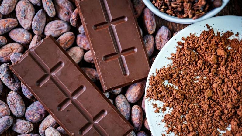 Chocolate amargo pode proteger coração e fígado. (Foto: Narong27 via Canva)
