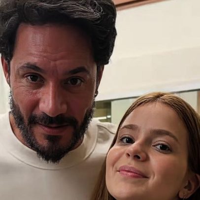 Eliezer e Viih divulgam foto do caçula com dente quebado