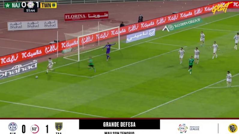 Al Najma - Al Taawoun 0 - 1 | DEFESA DO GOLEIRO - Mailson Tenorio