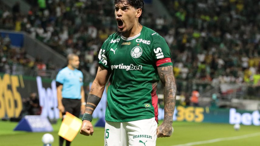 Gustavo Gómez marcou o gol da vitória do Palmeiras no Allianz Parque