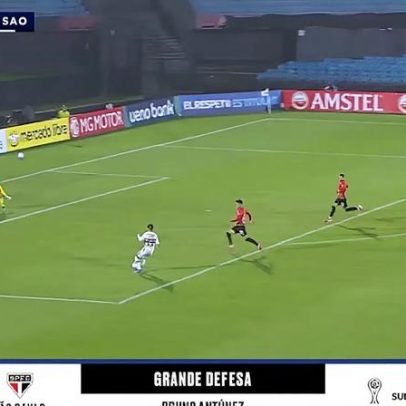 Goleiro adversário supera Ferreirinha e evita goleada do São Paulo