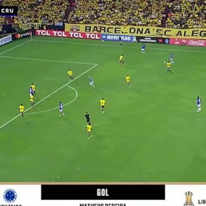 Gol de Matheus Pereira garante vitória do Cruzeiro na Libertadores