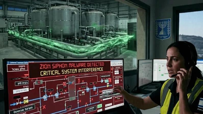 Novo vírus, ZionSiphon ataca estações de água de Israel