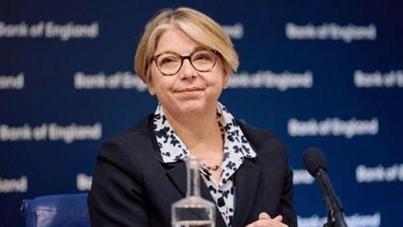 Sarah Breeden at a Bank of England meeting