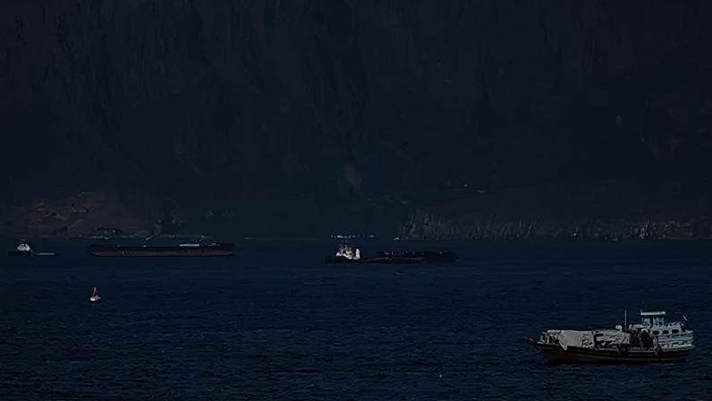 Tracking data shows some vessels were able to make it through the strait while it was briefly open