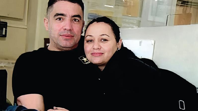 Sergeant First Class Jose Serrano and his wife, Deisy Rivera Ortega