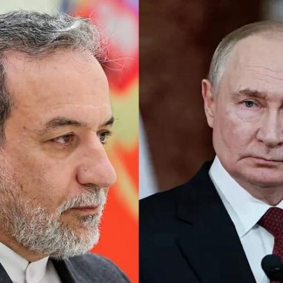 Chanceler iraniano encontra Putin em meio à guerra com os EUA