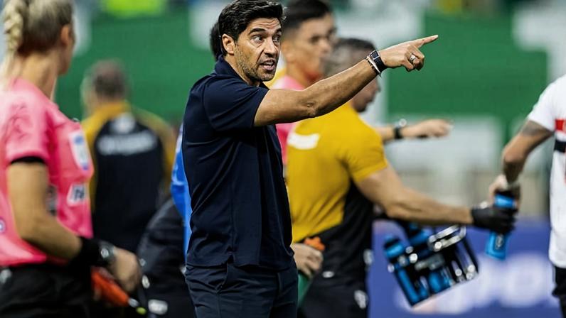 Abel Ferreira técnico do Palmeiras durante partida contra o São Paulo pelo Campeonato Paulista
