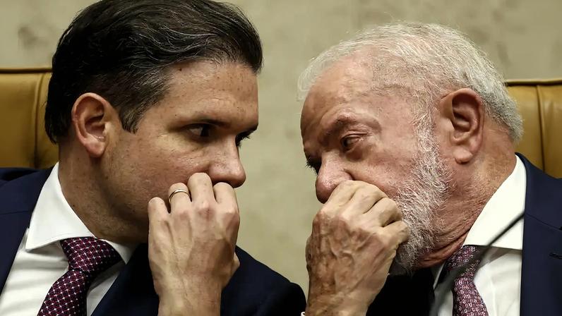 Brasília (DF), 02/02/2026 - O presidente da Câmara dos Deputados, Hugo Motta, e o presidente Luiz Inácio Lula da Silva participam da abertura do Ano Judiciário de 2026 do Supremo Tribunal Federal (STF). Foto: Marcelo Camargo/Agência Brasil