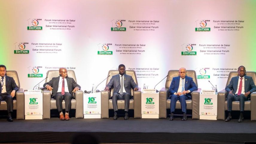 Abertura do Fórum internacional de Dacar. Presidente de Senegal, Bassirou Diomaye. Foto: FÓRUM INTERNACIONAL DE DACAR