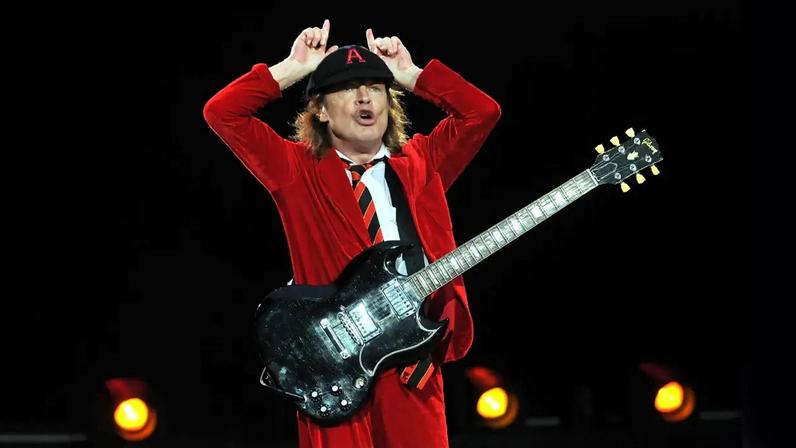 O AC/DC: harmonização barulhenta (Jim Dyson/VEJA)